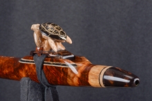 Amboyna Burl Native American Flute, Minor, Mid B-4, #T5K (10)